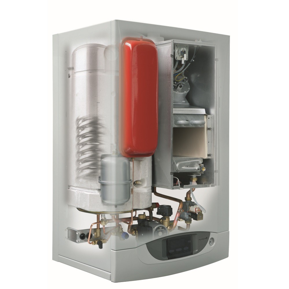 Котел газовый BAXI NUVOLA3 COMFORT 320 Fi настен., 2 конт., з.к.с., с вынос. п/у, встроен. бойлер — изображение 4